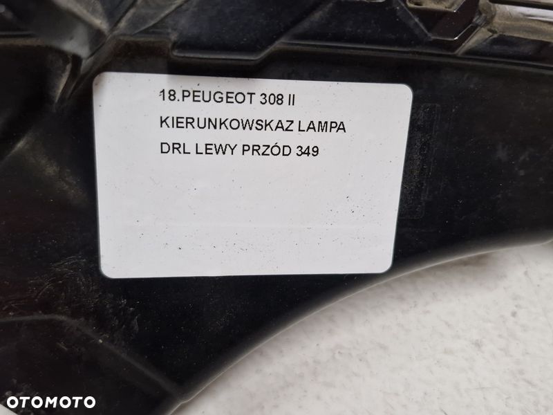 PEUGEOT 308 II 2 KIERUNKOWSKAZ LAMPA DRL LEWY PRZÓD - 8