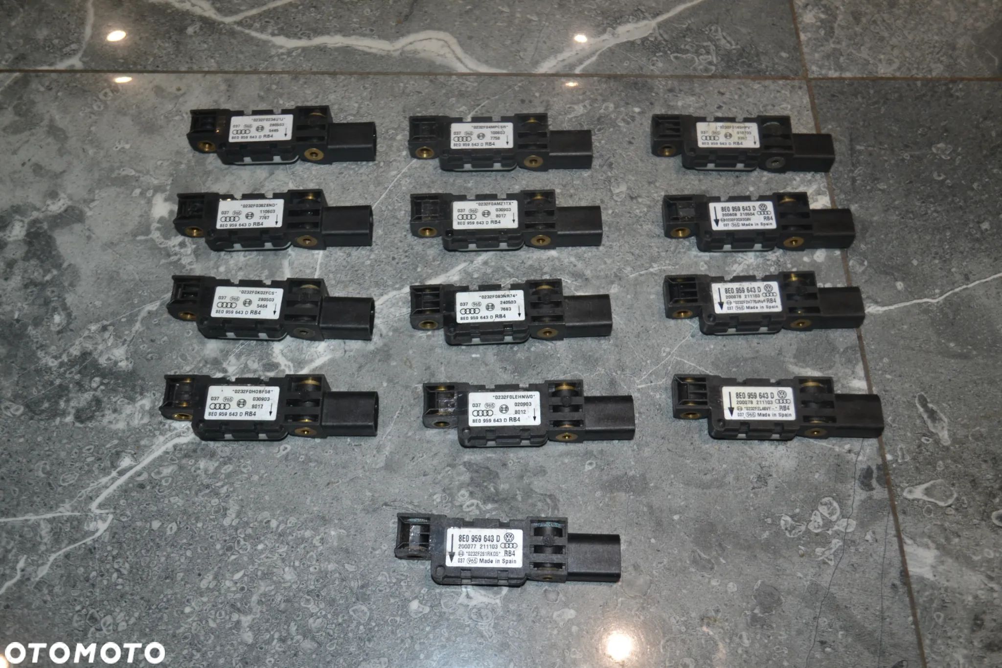 AUDI A4 B6 VW PHATEON CZUJNIK SENSOR UDERZENIA 8E0959643D - 1