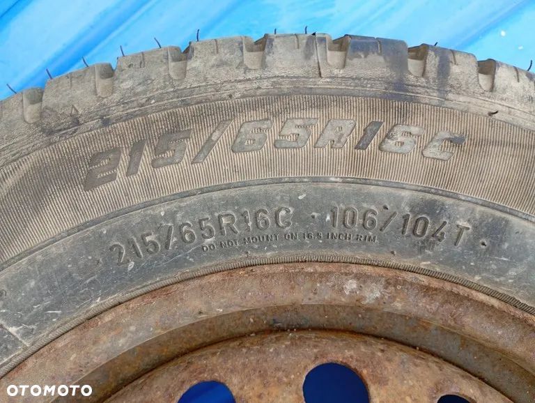 felga stalowa opona goodyear koło zapasowe 215/65r16c et50 5x118 trafic ii vivaro a - 4