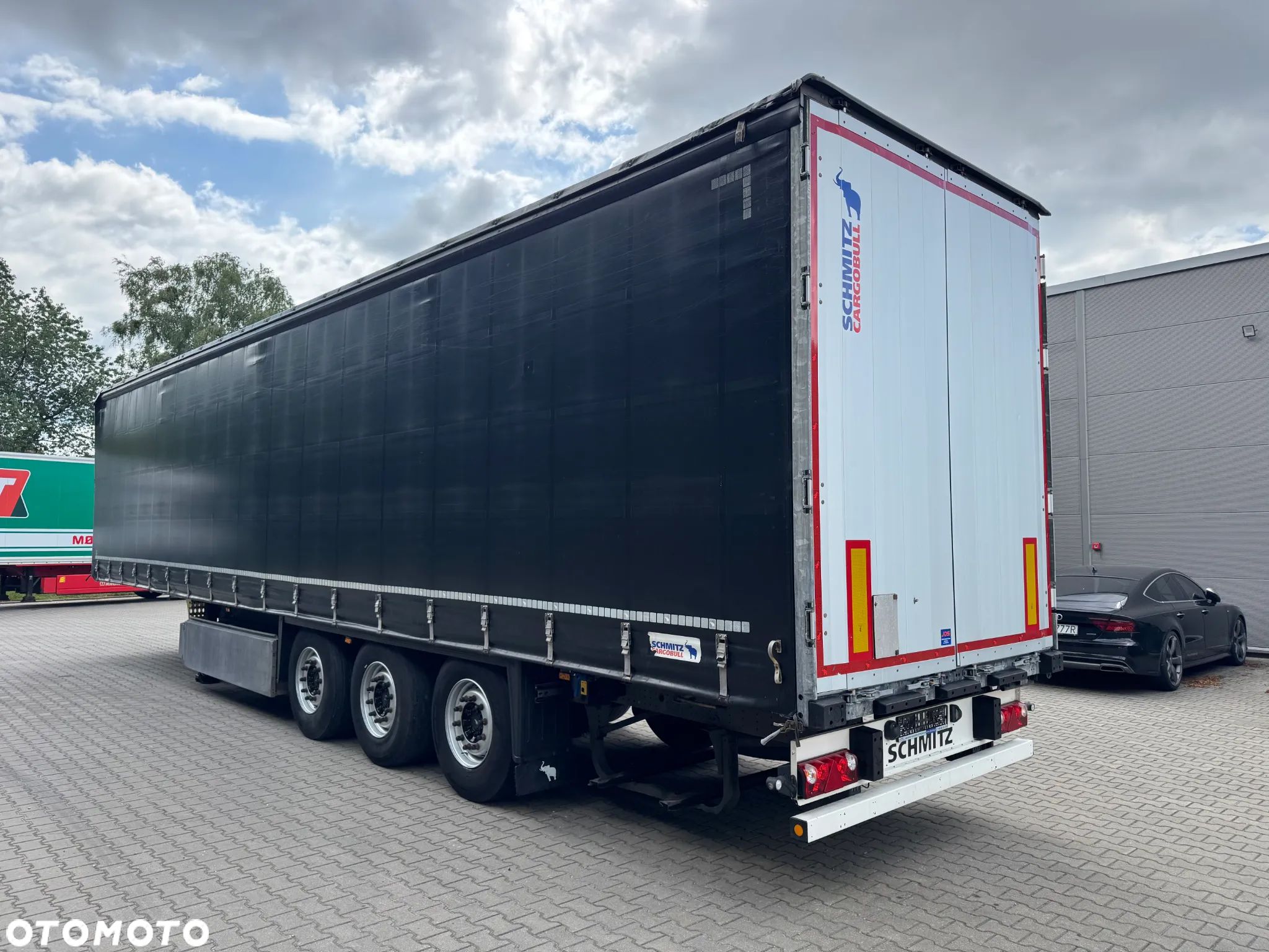 Schmitz Cargobull Firanka, Kosz na PALETY, oś podnoszona!! - 1