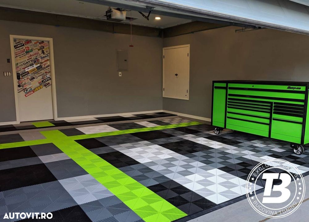 Pardoseala Modulara pentru Garaj Service Detailing - 12
