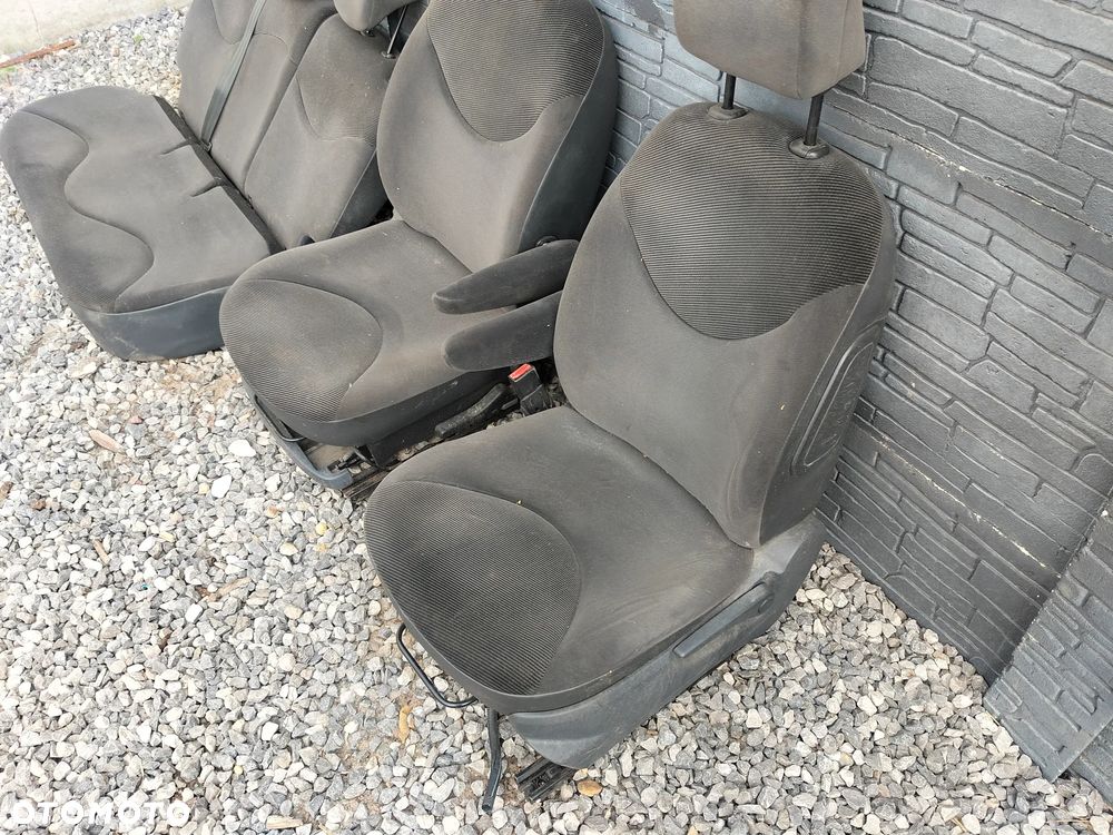 FOTELE CITROEN C3 PRZÓD TYŁ WELUR 02-09 - 5