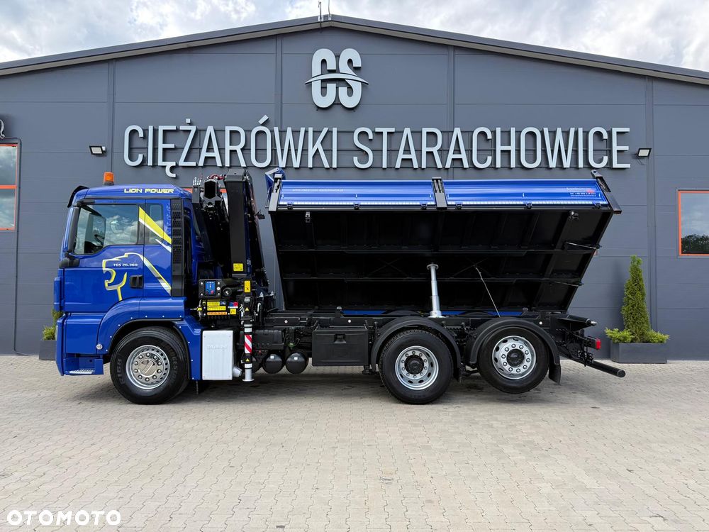 MAN TGM TGS TGX 26.360 // E5 // Klimatyzacja/ 6x2 6x4 // WYWROTKA 3-S // HMF 1420 K2 // kipper, krane, crane, żuraw, dźwig, wywrot - 7