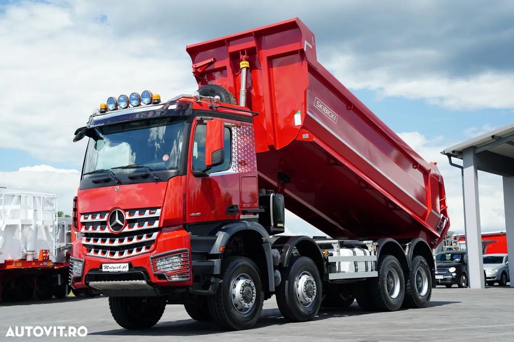Mercedes-Benz AROCS 4145 / 8x8 / BASCULATOR SPATE / SKIBICKI / EURO 6 - 3