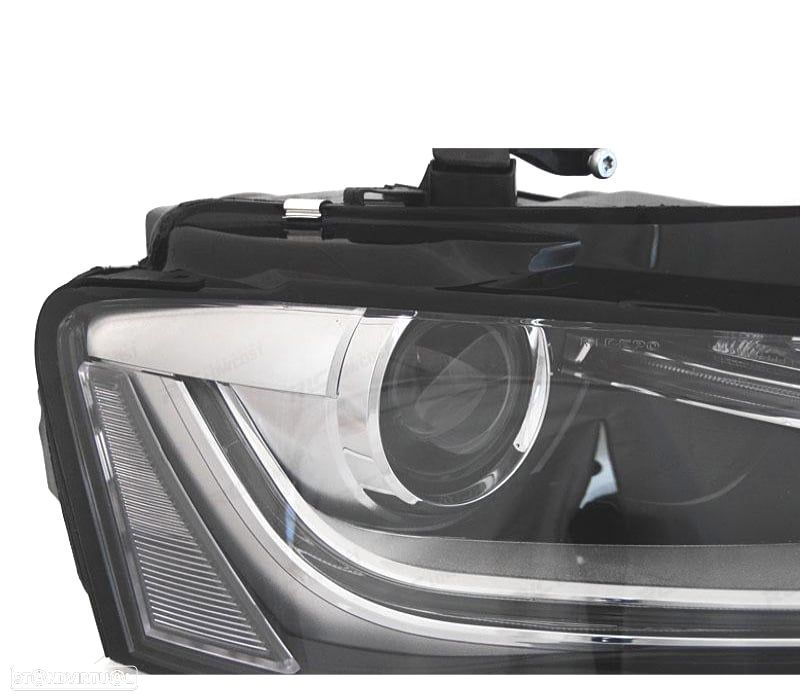FARÓIS TRU DRL BLACK EDITTION PARA AUDI A4 B8 12-15 - 2