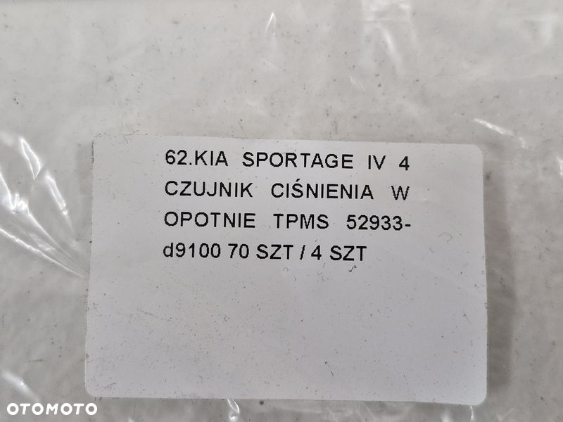 KIA SPORTAGE IV 4 CZUJNIK CIŚNIENIA W OPONIE TPMS 52933-D9100 - 4