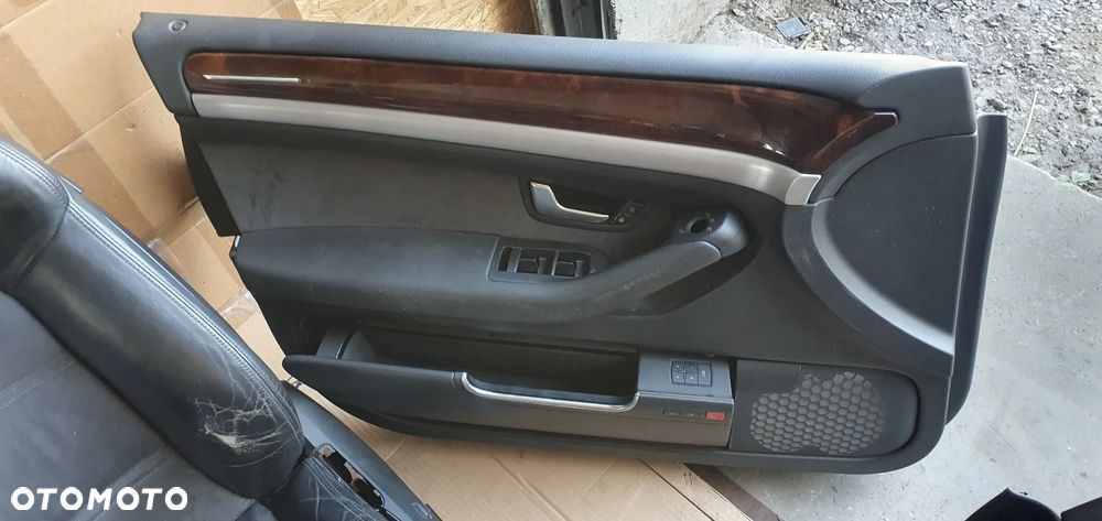 Fotele kanapa boczki komplet półskóra alcantara elektryczne Audi A8 D3 - 10