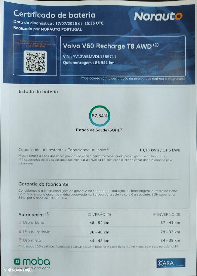 Volvo V60 2.0 T8 AWD TE R-Design - 15