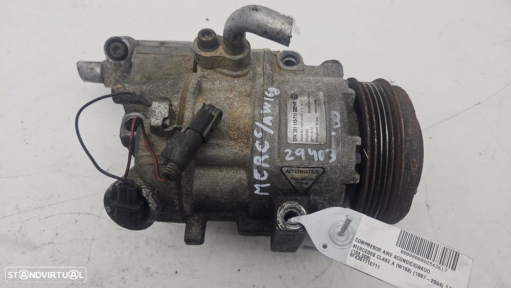 COMPRESSOR DE AR CONDICIONADO MERCEDES-BENZ CLASE A BM 168 - 1
