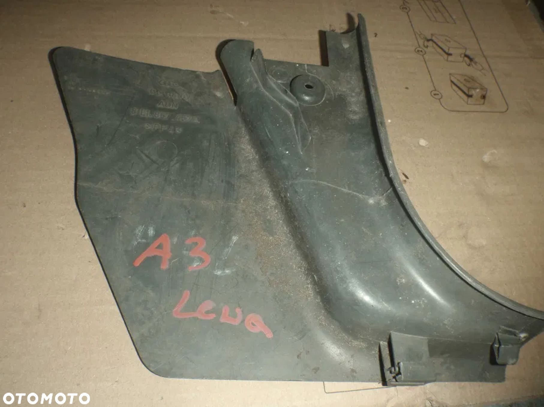 listwa nakładka progowa audi a3 - 1