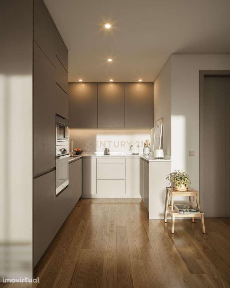 Gião Park – T1 NOVO com elevador, varanda, garagem e arrumos - Grande imagem: 3/16