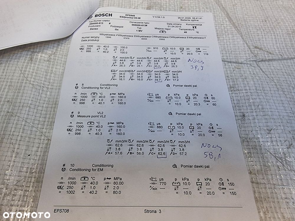 WTRYSK WTRYSKIWACZ OPEL ASTRA K J INSIGNIA B MERIVA B 1.6 CDTI 55578075 - 10
