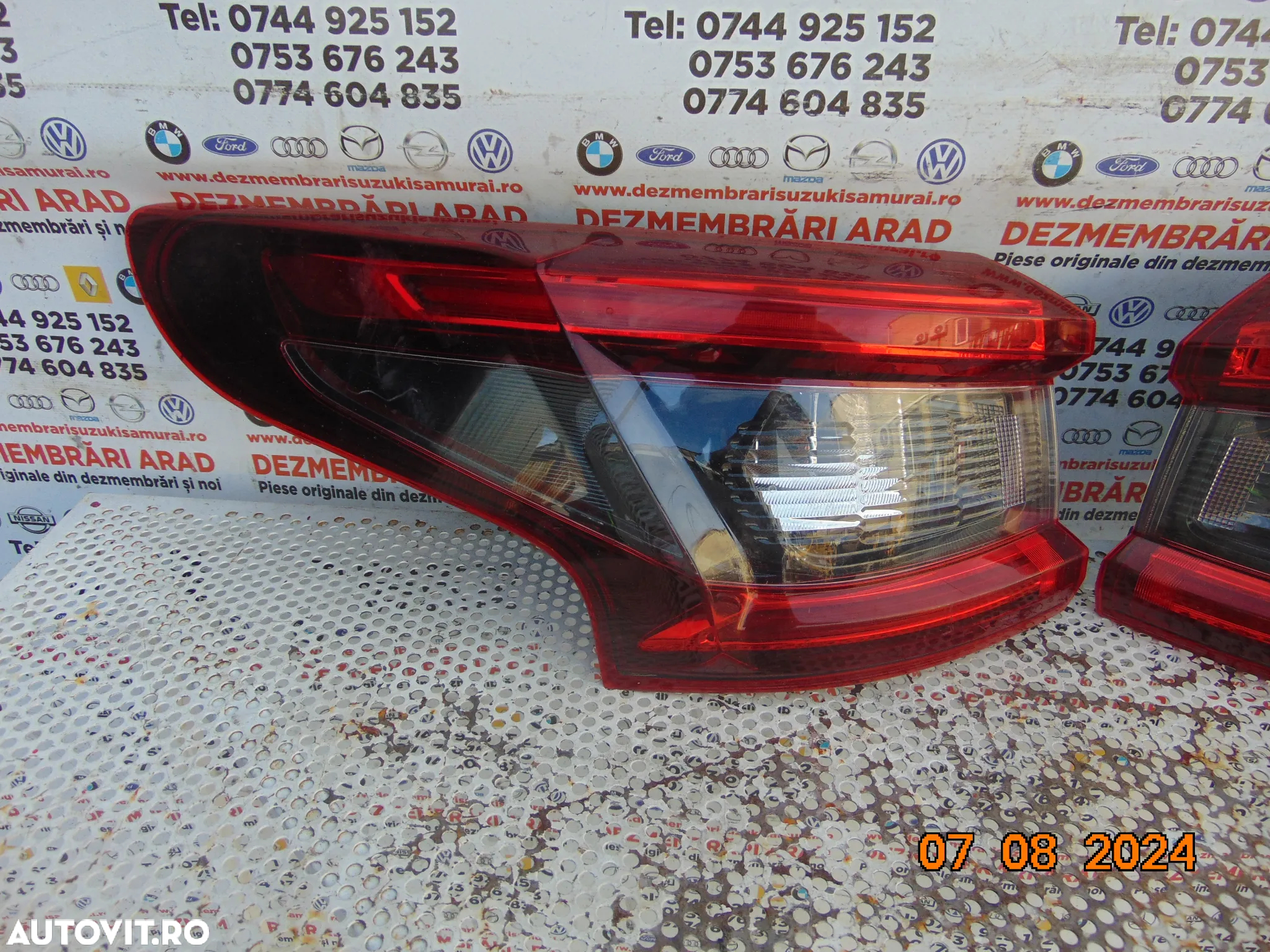 Stop Nissan qashqai j11 facelift 2017-2021 stopuri stanga dreapta j11 facelift lampa tripla - 2