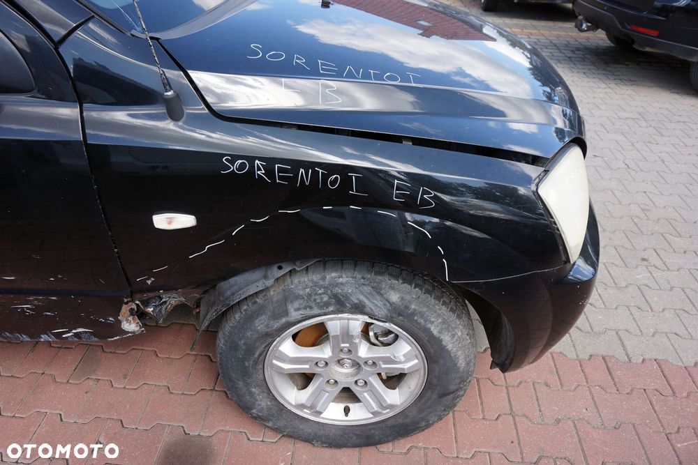 MASKA ZDERZAK BŁOTNIKI LAMPY SORENTO I EB  KIA 2002-2007 CZARNY PRZÓD KOMPLETNY - 20