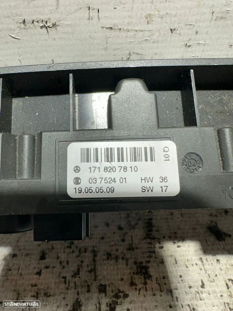 .Painel Interruptores Painel Central Original Mercedes Benz SLK R171 A1718207810 2004 - 2011 - 8