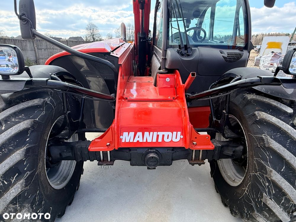 Manitou Ładowarka teleskopowa Manitou Mlt 840 137 PS łyżka widły Merlo 42.7 TF 737 130 Jcb 541-70 Bobcat TL 38.70 rolnicza budowlana KLIMA zaczep hydr - 14