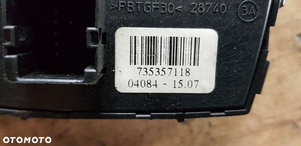 FIAT PANDA II PANEL PRZEŁĄCZNIK AWARYJNYCH 735357118 - 3