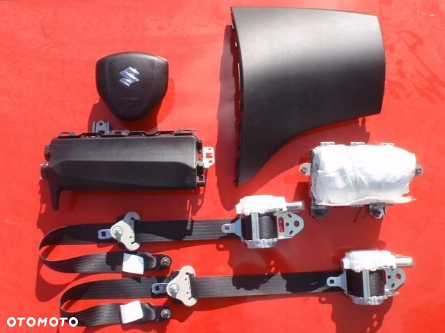 SUZUKI SWIFT MK7 AIRBAG PODUSZKI PASY SZARE CZARNE - 1