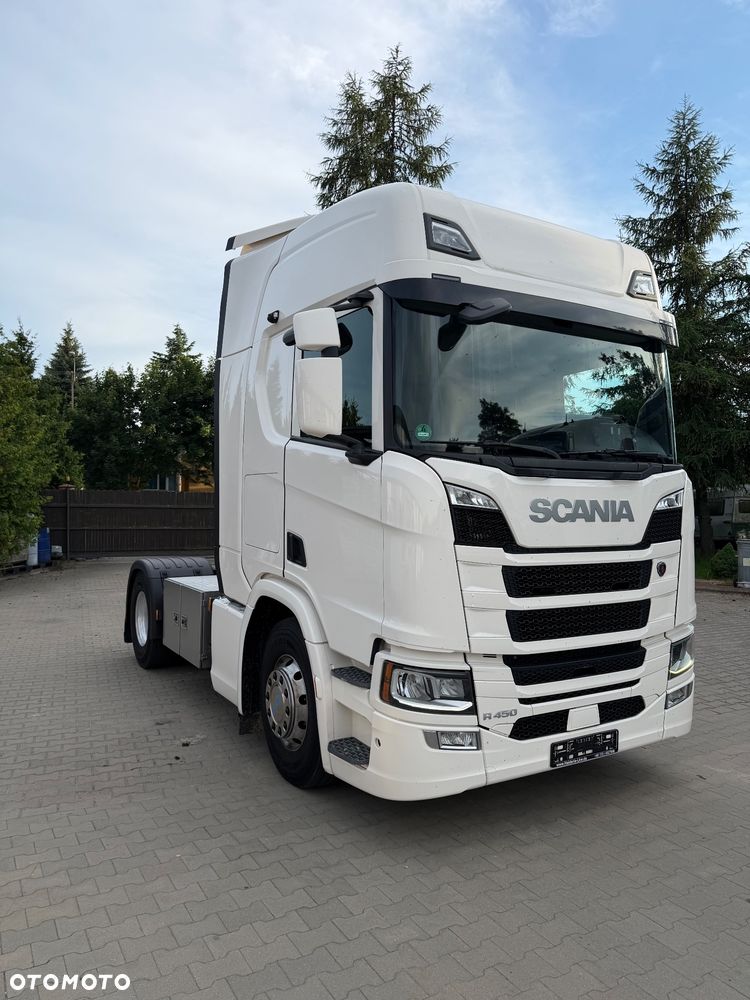 Scania R450 / cała na poduszkach / klimatyzacja postojowa / z Niemiec / Hydraulika / ADR / FULL LED / Alufelgi - 7