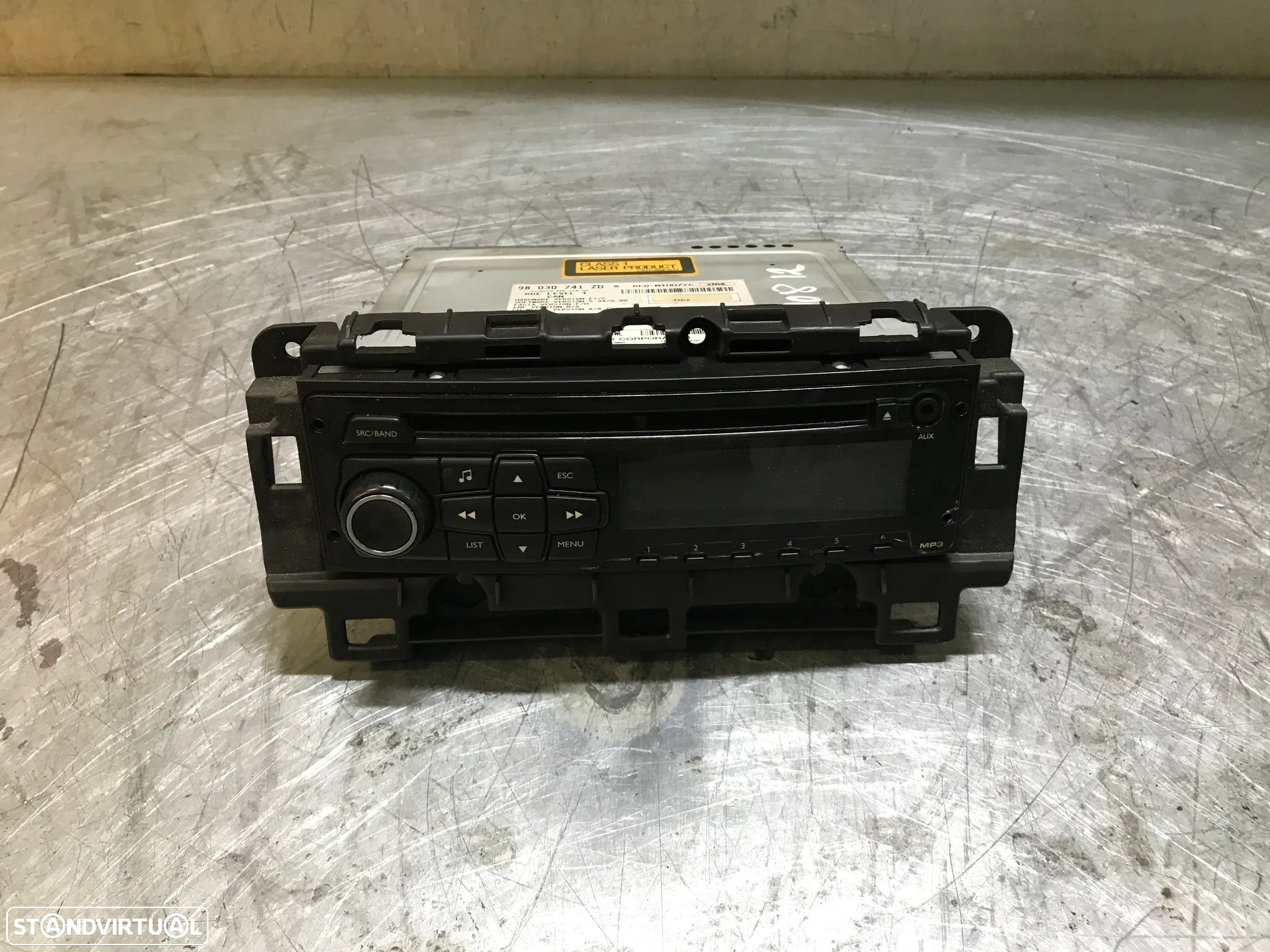 AUTO-RADIO ORIGINAL PEUGEOT 208 I 98030741ZD - 1