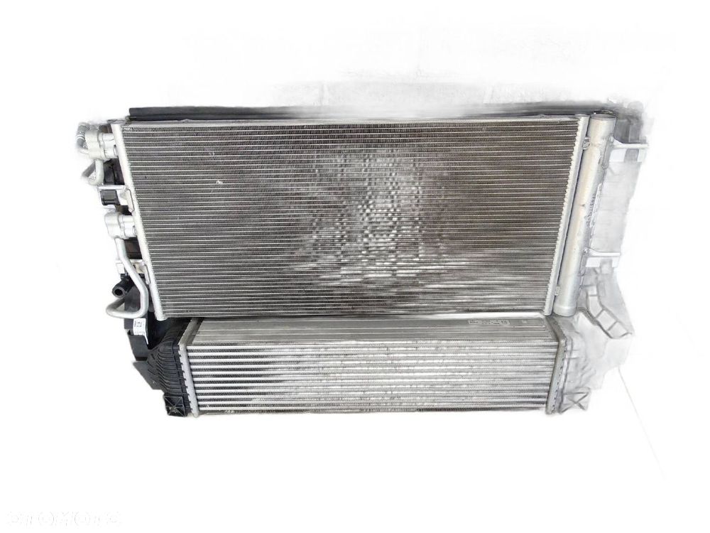 BMW X1 F48 F49 X2 F39 MINI F54 F60 DIESEL KOMPLET CHŁODNIC WENTYLATOR - 1