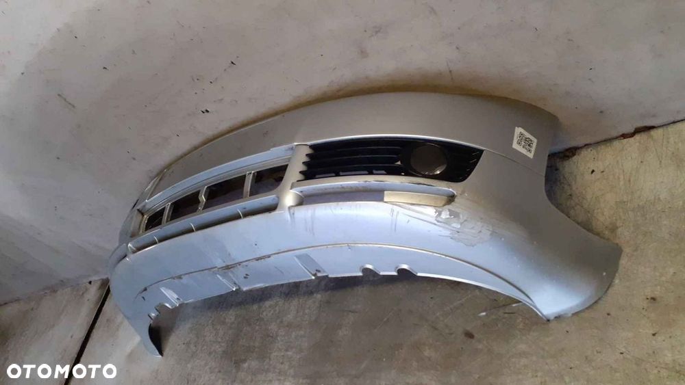 ^ ZDERZAK PRZÓD PRZEDNI AUDI A4 B6 LY7W SREBRNY HALOGENY - 2