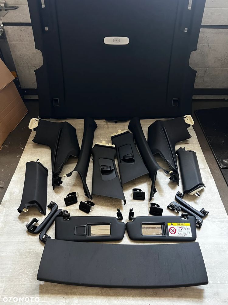 PODSUFITKA AUDI A4 B9 sedan  S-LINE CZARNA KOMPLET STAN BDB - 3