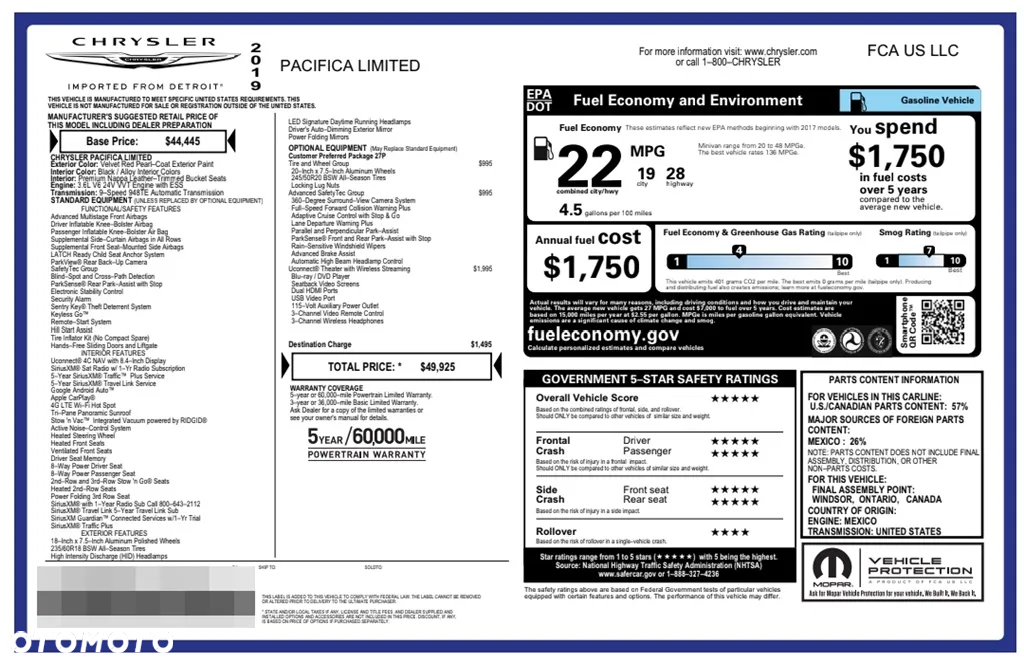 Chrysler Pacifica - 13