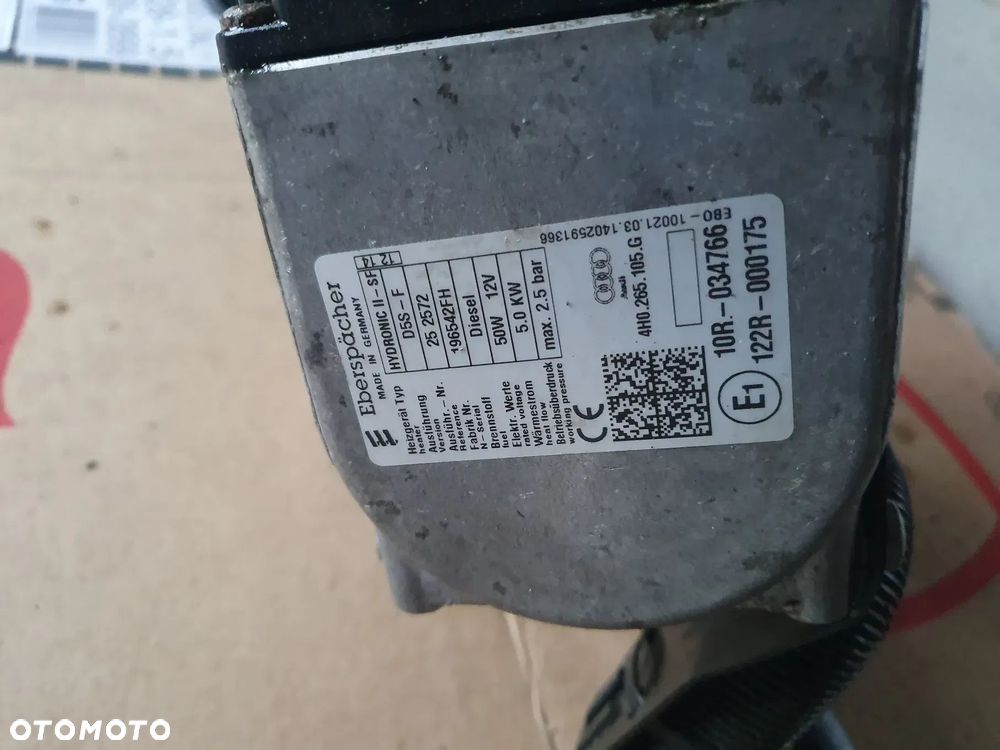 WEBASTO OGRZEWANIE POSTOJOWE komplet kluczyk sensor AUDI A4 B8 A5 - 3