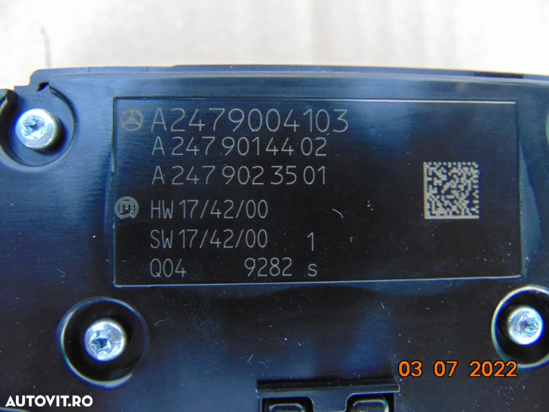 Joystick navigatie Mercedes B Class w247 a class w177 a177 a247 GLA h247 CLA panel modul control na - 3