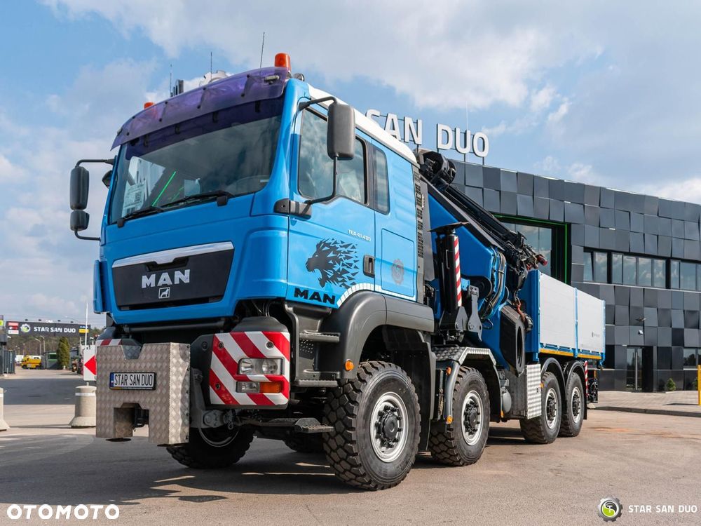 MAN TGA 41.480 8x8 PALFINGER PK 100002 HDS Żuraw Fly Jib Wciągarka - 14