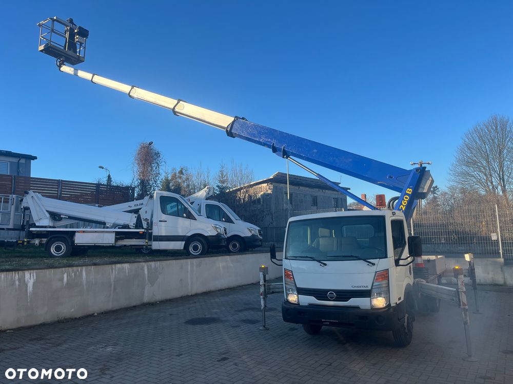 Nissan Podnośnik Koszowy 26 metrów Zwyżka 15 w Bok Wumag Palfinger UDT jak Ruthmann Multitel Gsr - 15