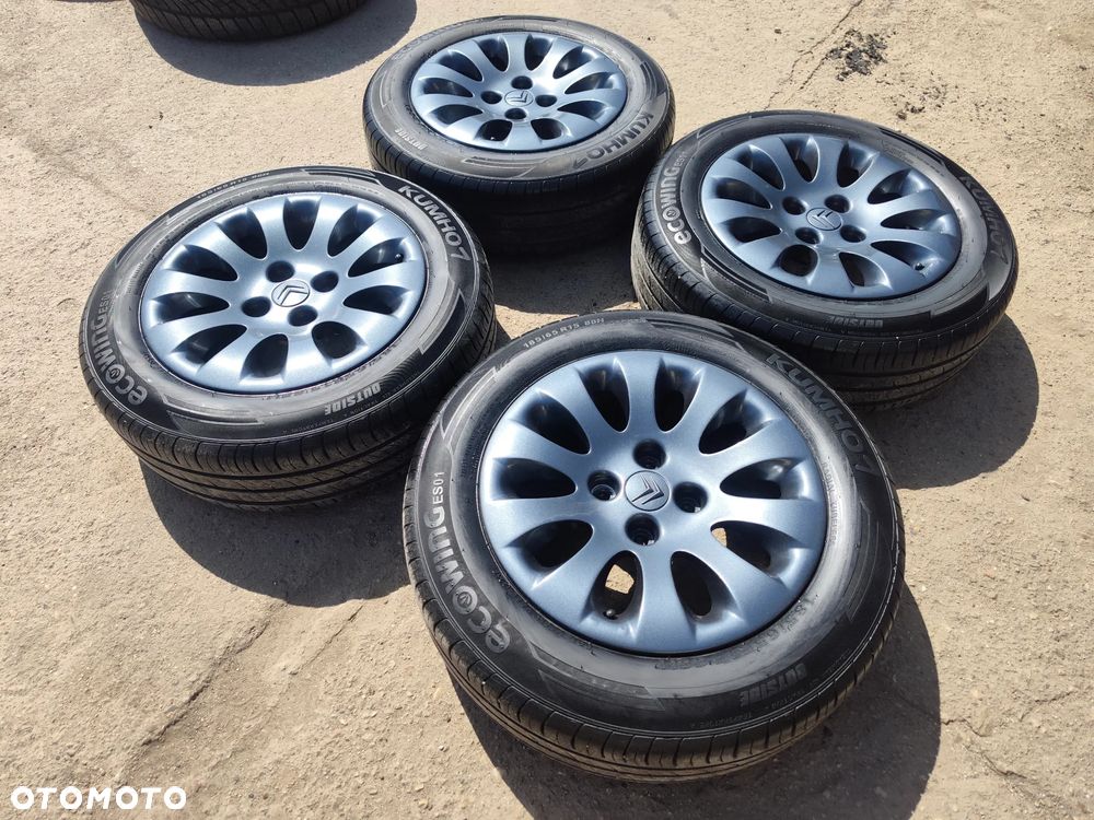 4x108 Felgi Aluminiowe Alufelgi Oryginalne 15 Koła Letnie lato CITROEN BERLINGO C3 III 3 C3 Picasso Pluriel C5 C6 Elysee Xsara Picasso Xantia PEUGEOT 016 207 208 301 306 406 PARTNER 6,5mm Legnica ALU-RAD 185/65 - 25