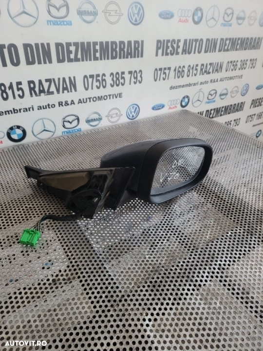 Oglinda Dreapta Volvo V70 Cu Lumina Ambientala Si Pliere Electrica An 2007-2016 Mic Defect - 2