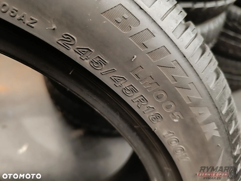 ŚLĄSK 2 X ZIMA 245/45R18 100V BRIDGESTONE BLIZZAK LM005 PARA - 5