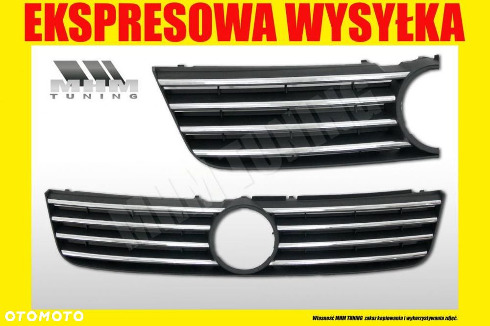 ATRAPA GRILL KRATKA CHROM VW PASSAT B5 3B0 TUNING - 2