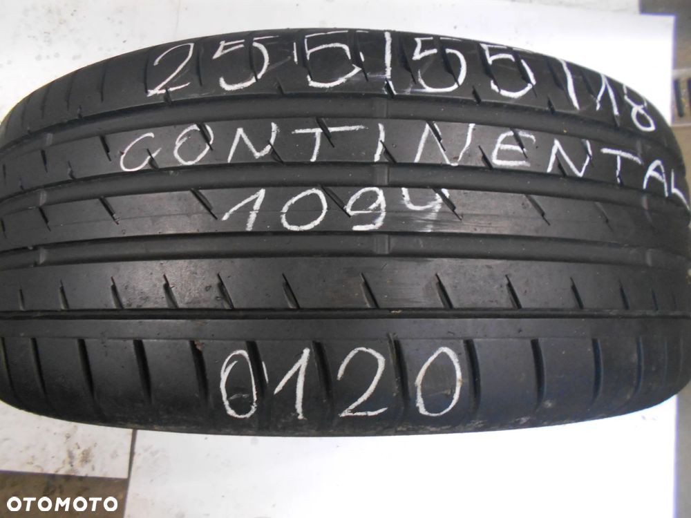 OPONA POJEDYNKA 255/55R19 CONTINENTAL CONTI SPORT CONTACT 3 DOT 0120 6.8MM - 1