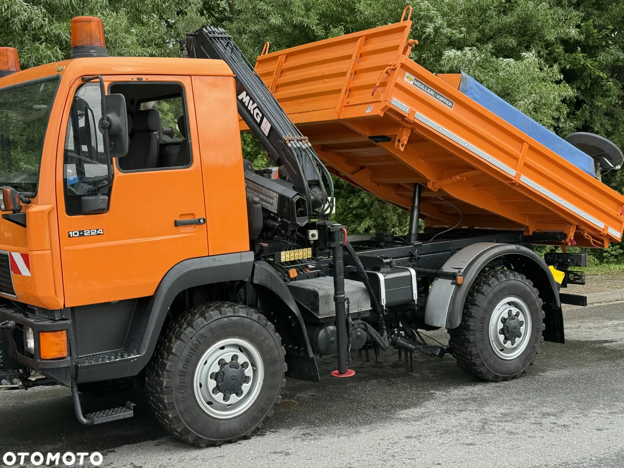 MAN * MAN LE 10.220 *Kiper Wywrotka * 4x4 * Pług Piaskarka * Zimowe Utrzymanie * Sprowadzony * HDS MKG * - 6