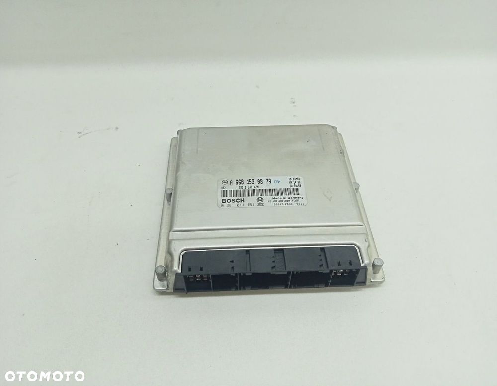 KOMPUTER SILNIKA STEROWNIK MERCEDES W168 1.7 CDI A6681530879 0281011151 - 1