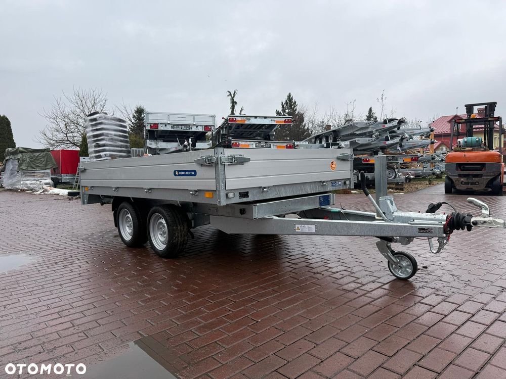 Saris Przyczepa Kiprowana Saris Tipper K1 306 170 2700 2 306x170x30cm 2 osie DMC 2700kg WYPRZEDAŻ! - 7