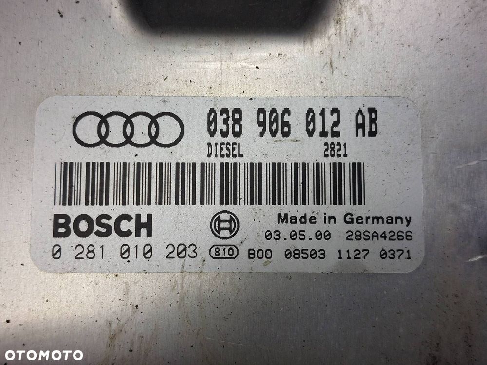 ZESTAW STARTOWY AUDI A6 C5 1.9 TDI 038906012AB 4B0905851C 4B0920900C - 2