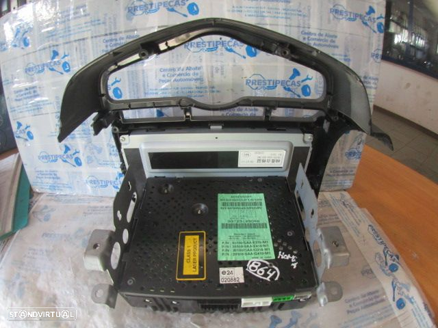 Radios 50106923 39100SAAG413N5 39100SAAE310 HONDA JAZZ 1 FASE 2 2007 1.4I 85CV 5P CINZENTO ORIGINAL - 2
