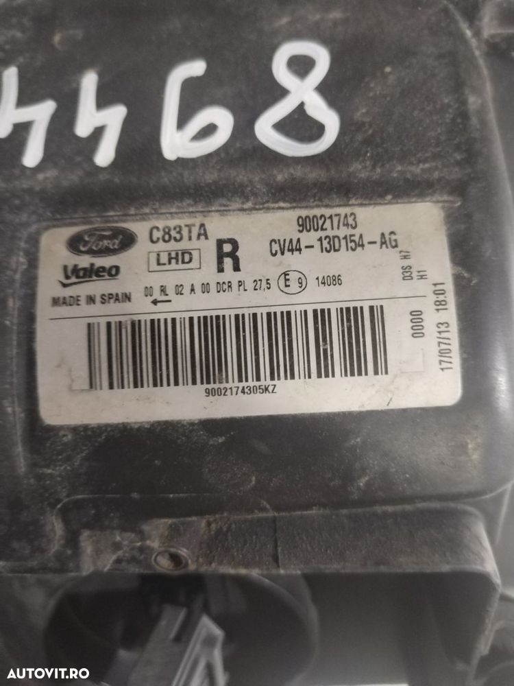 Far dreapta xenon, Ford Kuga, 2012, 2013, 2014, 2015, 2016, cod origine OE CV44-13D154-AG. - 9