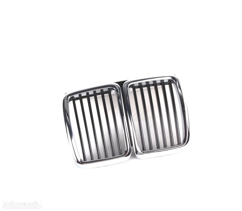 GRELHAS FRONTAIS BMW E30 82-94 CROMADAS - 2