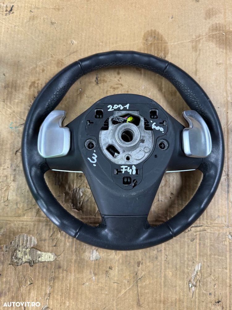 Volan piele cu airbag,comenzi si padele BMW X1 F48 facelift an 2021 stare f buna - 5