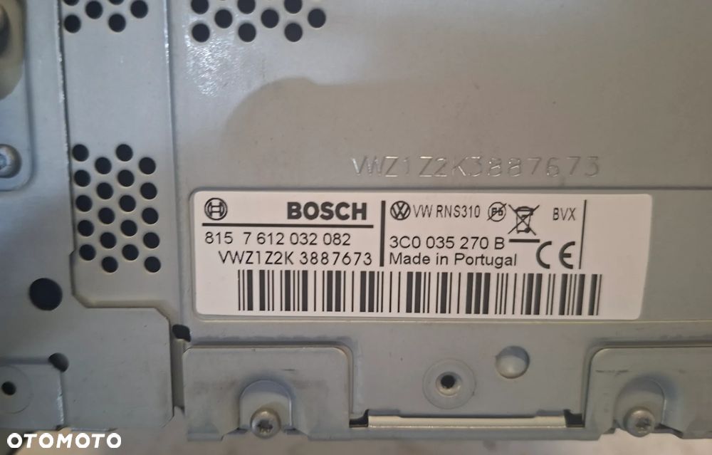 VW GOLF VI 10r RADIO FABRYCZNE NAWIGACJA 3C0035270B - 2