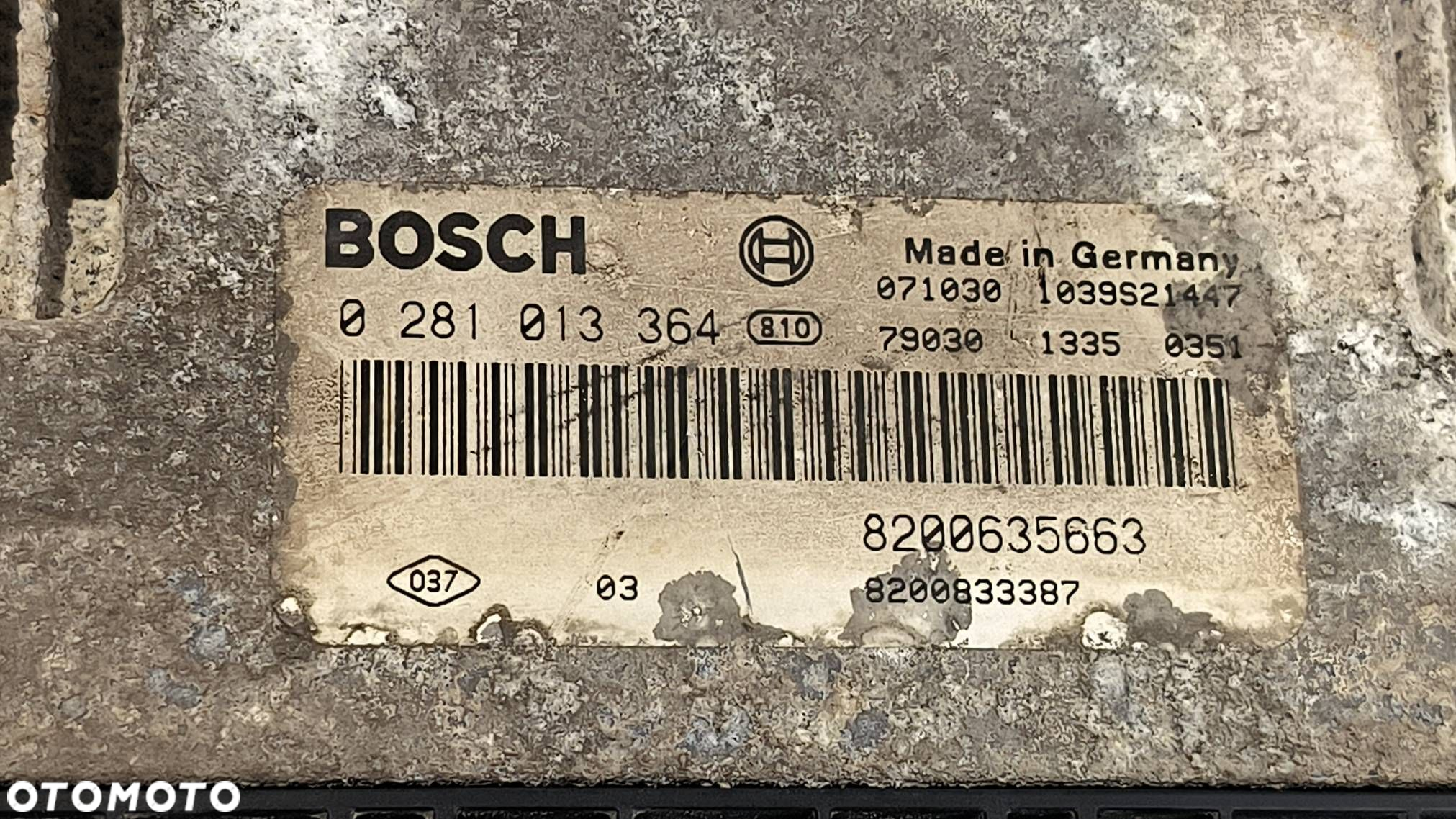 KOMPUTER SILNIKA ECU RENAULT MASTER II 8200635663 - 5