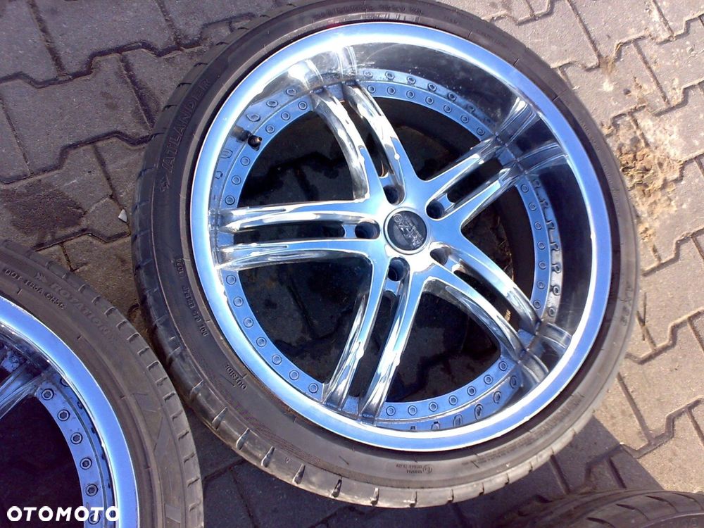chevrolet camaro v 2009 2015 koła felgi 22'' chrom 5x120 bazo 265/35r22 - 3
