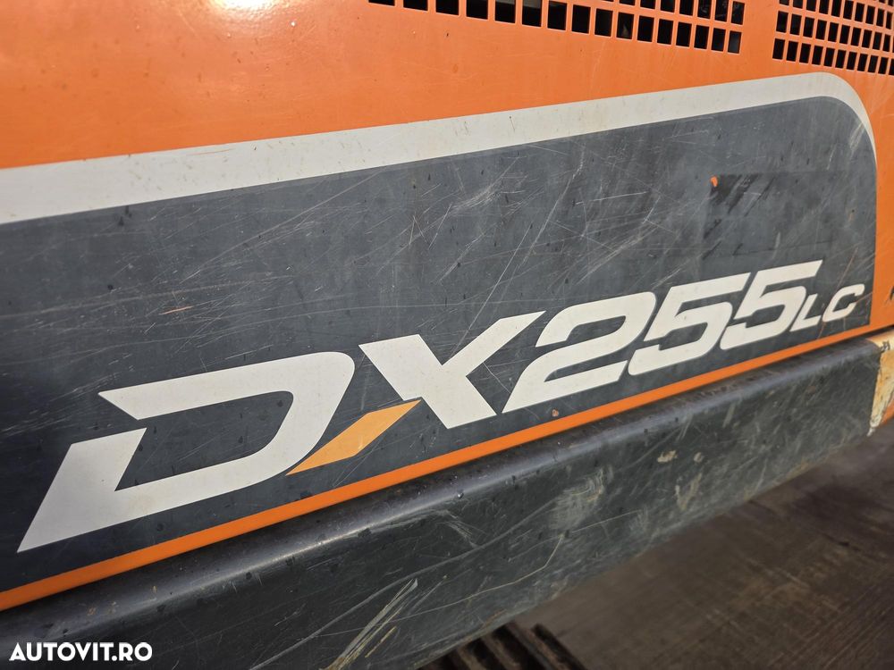Doosan DX255, 25,5 tone, 2021, 9.340h, Cupa 1,55mc, adanc sapare 6,5m, inst picon pe brate, lant 70% ok, camera spate si lateral dreapta, posibilitate leasing 4 ani-PROMOTIE 50.900 EUR+Tva - 18