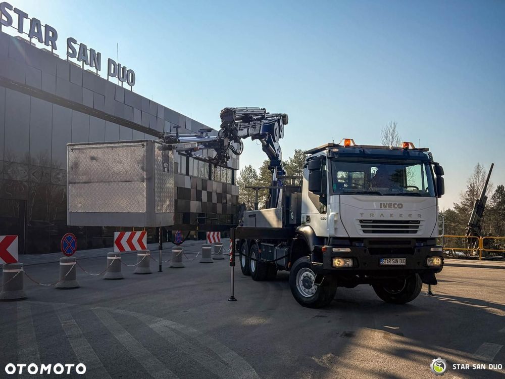 Iveco Iveco TRAKKER 450  6x6 PM 44 FLY JIB Żuraw Kosz - 9